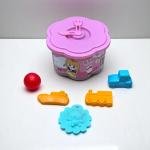 طقم صلصال تشكيل بطابع الأميرات 18 لونا طريا وآمنا للأطفال غير سام وسهل التشكيل