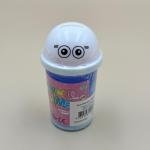 علبة سلايم سوبر بغطاء شخصية كرتونية سلايم مطاطي، ناعم، وممتع للعب الحسي