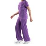 مجموعة ملابس نوم مضلعة قابلة للتمدد وخفيفة الوزن