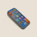 هاتف ألعاب تعليمي ذكي للأطفال بتصميم كاميرا دائرية