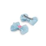 مشبك الشعر المزخرف على شكل فيونكة وزهرة فى المنتصف