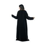 عباية بطبقتين من قماش ساتان فاخر