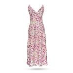 فستان ماكسي برقة الليل بنمط عنق على شكل V