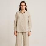 طقم بدلة كتان نسائية أنيقة ومريحة لفصل الصيف