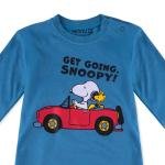 طقم بيجامة للأولاد مزين برسمة Snoopy على السيارة