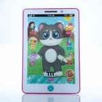 لوح تعليمي موسيقي إصدار قطط لعبة تعليمية تفاعلية للأطفال تعلم الأبجدية والأرقام مع الألحان الممتعة