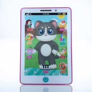 لوح تعليمي موسيقي إصدار قطط لعبة تعليمية تفاعلية للأطفال تعلم الأبجدية والأرقام مع الألحان الممتعة