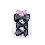 مشبك الشعر الأنيق للبنات بتصميم فيونكة مرصعة بالكريستال