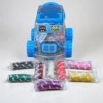 مجموعة صلصال حافلة المدرسة المتحركة