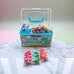 مجموعة معجون التشكيل بتصميم الأرنب تأتي مع 18 لونا نابضا بالحيوية