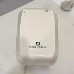 كيوب أروما معطر جو ميني لون لؤلؤي أبيض صغير الحجم أنيق وفعال