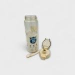 Reindeer-Themed Outdoor Sport Bottle with Locking Lid & Straw