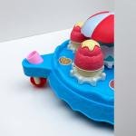 عربة آيس كريم دوّارة للأطفال لعبة موسيقية ممتعة بتصميم كارتون