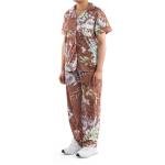 طقم بيجامة ستان بنقشة بيزلي ناعم، مريح وأنيق