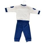 طقم أطفال قطعتين – تيشيرت بطبعة "Born To Be Cute" وبنطال