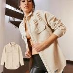 جاكيت جينز نسائي مقطع ومريح مظهر كلاسيكي انيق