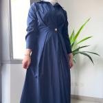 فستان النسائي الأنيق ذو الخصر المطوي