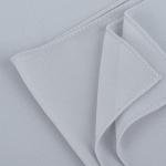 شال من القطن والبوليستر بحواف مخيطة بدقة – رمادي