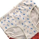 سراويل داخلية قطنية بطبعات جذابة بخصر متوسط مجموعة من 5 قطع بألوان متعددة