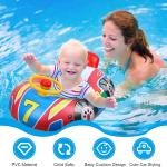 عوامة سباحة للأطفال على شكل سيارة مع عجلة قيادة – متعة آمنة في الماء