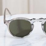 نظارة شمسية جلاسير بإطار دائري فضي – لمسة ريترو
